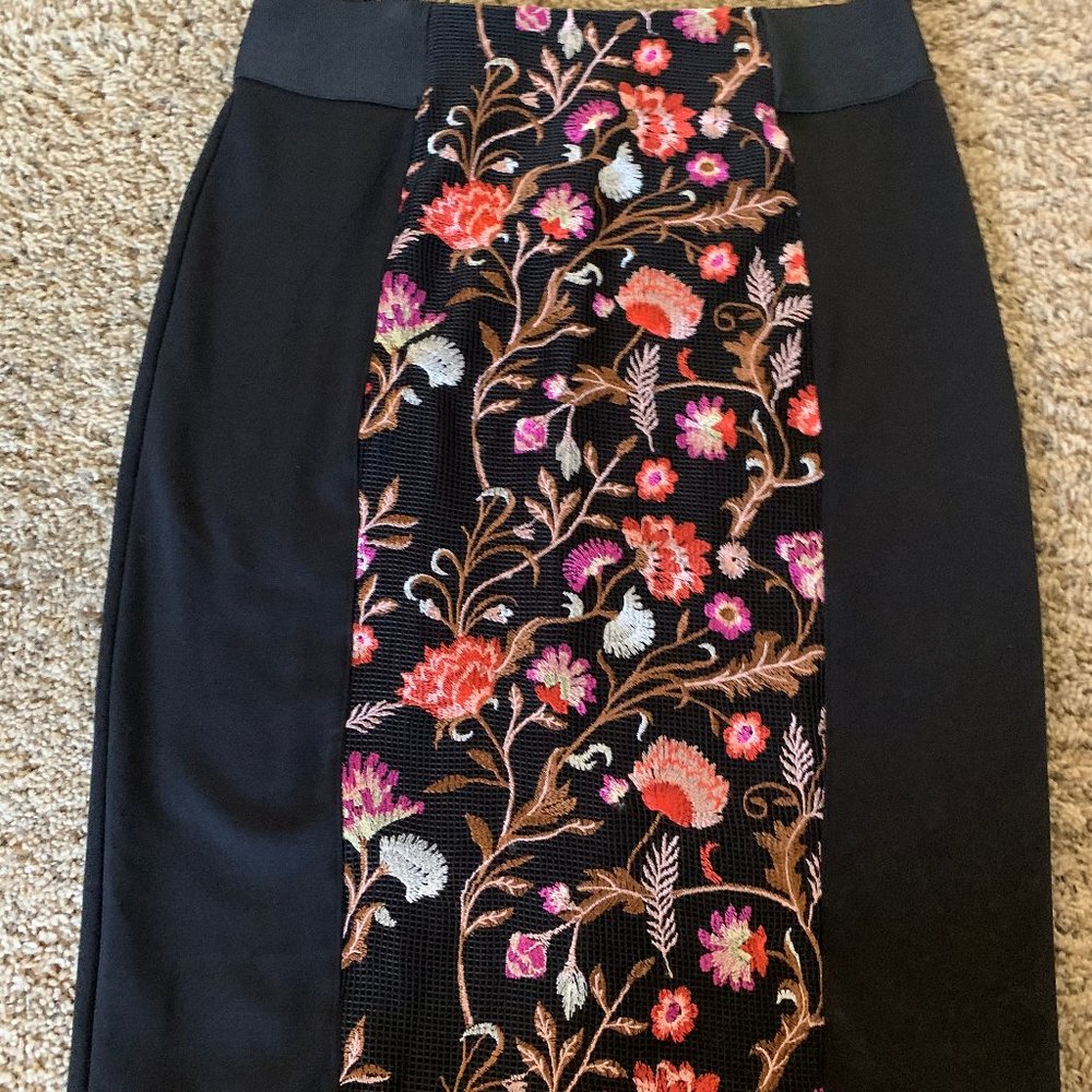 floral skirt